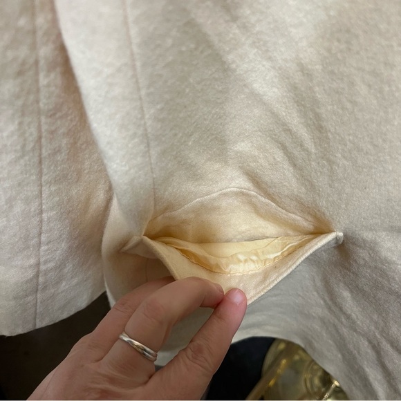 Pendleton Vintage Wool Single Button Cream Women's Blazer - Picture 7 of 15